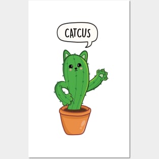 Catcus Posters and Art